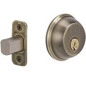 [6674303] 1-CYLINDER DEADBOLT K4 A BRASS