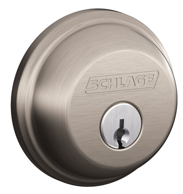 1-CYLINDER DEADBOLT K4 S NICKL