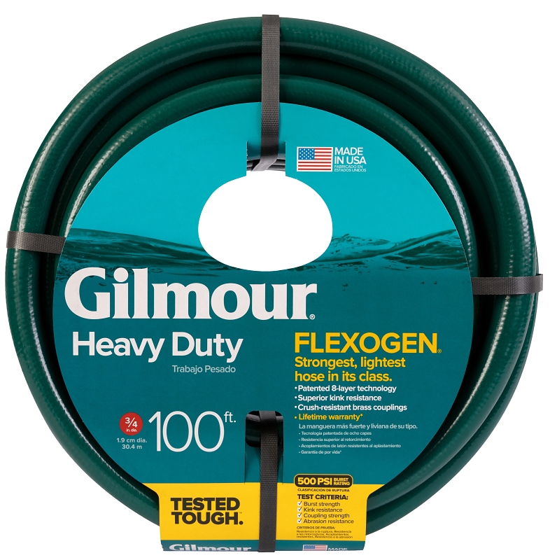 100 HOSE FLX GDN 8PLY 3/4X100'