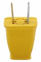 15A/125V GLD PLAST POLZD PLUG 