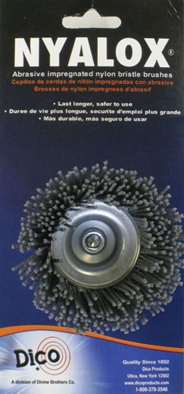 2.5" GREY CRS NYALOX CUP BRUSH