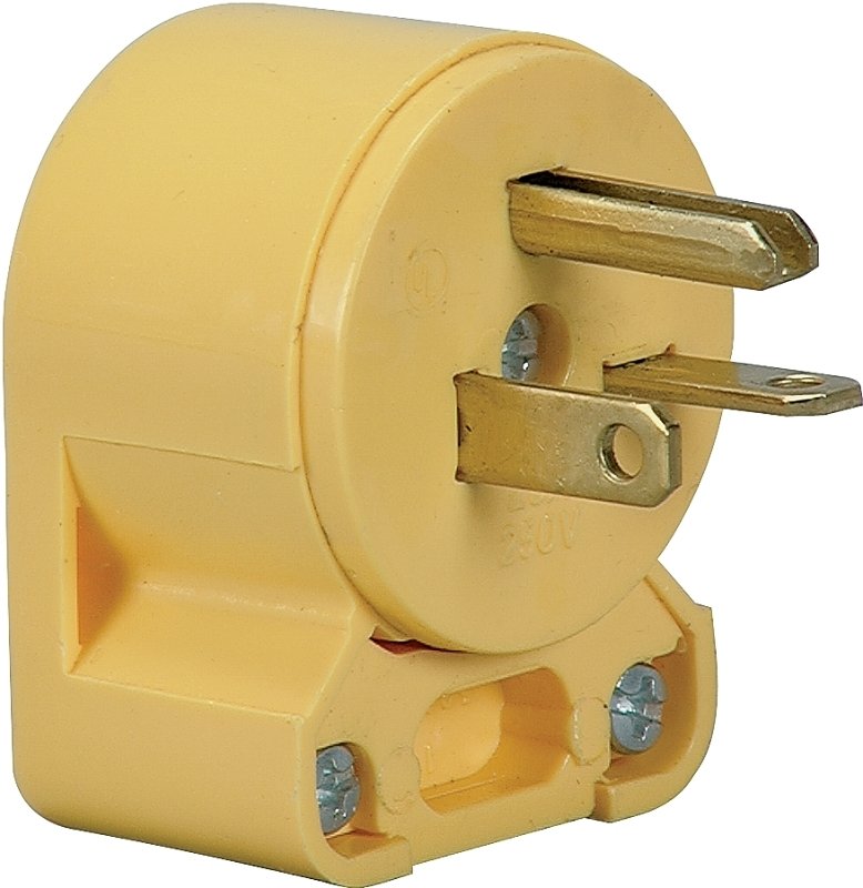 [6088470] 20A/250V VINYL ANGLE PLUG     