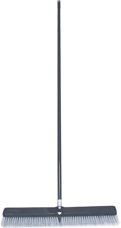 24" GRAY FLAGGED PUSHBROOM    