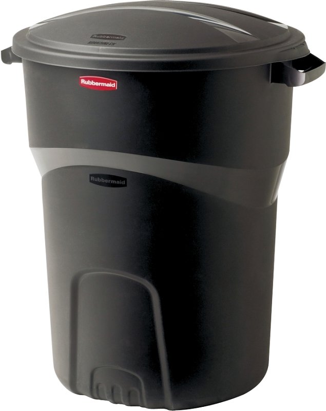 [6269674] 32GAL BLCK REFUSE CNTNR W LID 