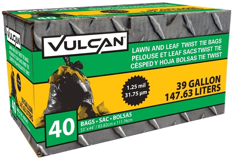 [5425962] 39GAL 1.25M LAWN/LEAF BAG BLK 