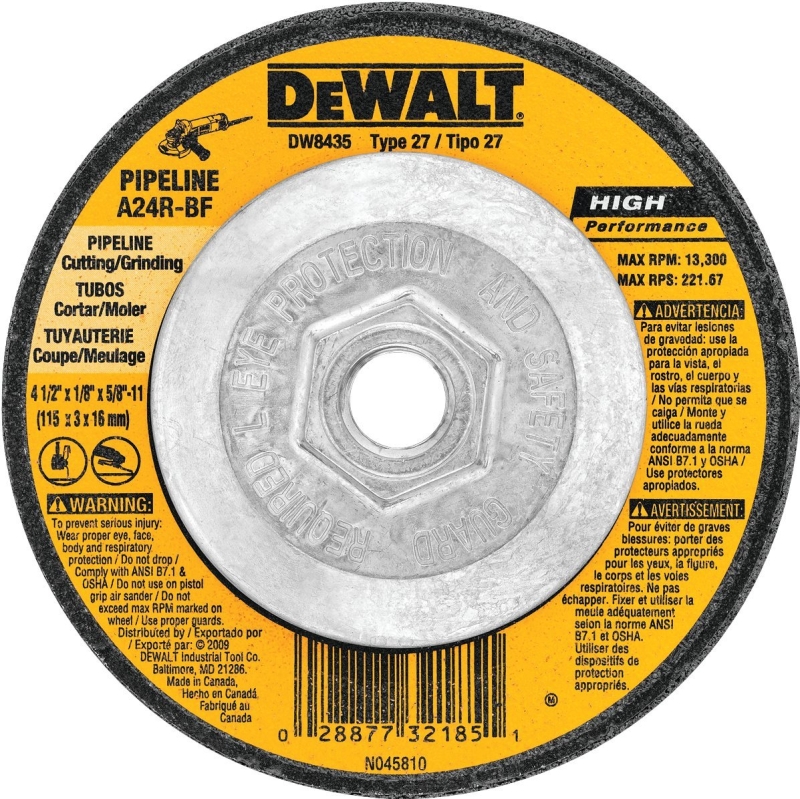 4-1/2X1/8 METAL CUTTING WHEEL 
