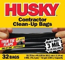 42GAL CONTRACTOR BAG BLK 32CT 