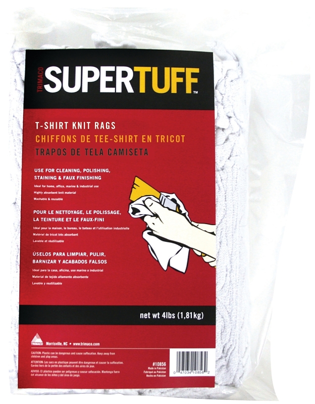 4LB BLOCK WHITE KNIT RAGS     