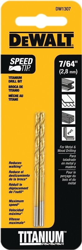 7/64IN TITANIUM DRILL BIT     