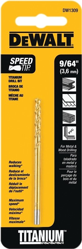 9/64IN TITANIUM DRILL BIT     