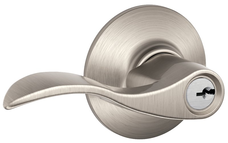 ACCENT ENTRY LEVER K4 STN NCKL