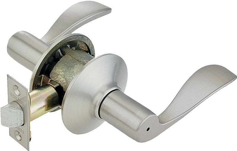 [3242625] ACCENT PRIVACY LEVER STN NICKL