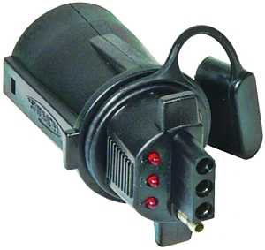 ADAPTER CONN 7RV TO 4FLT W/LED