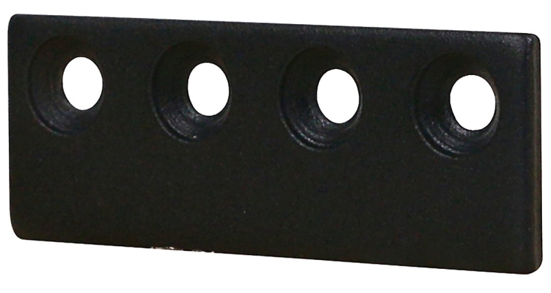 ADAPTER CONN MATTE BLK 3-1/8IN