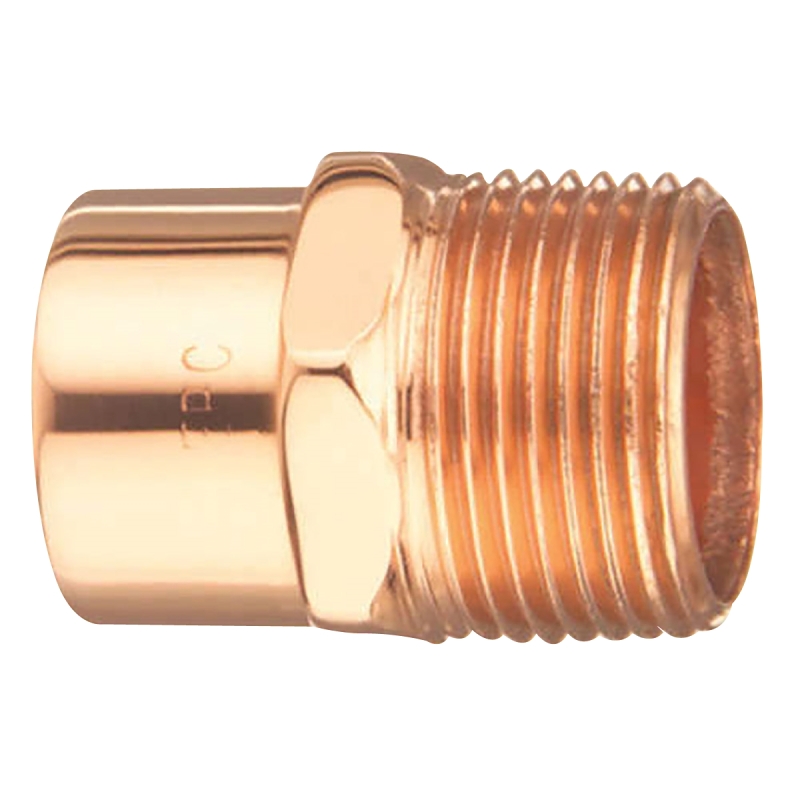 ADAPTER COPPER MALE 3/4X1/2IN 