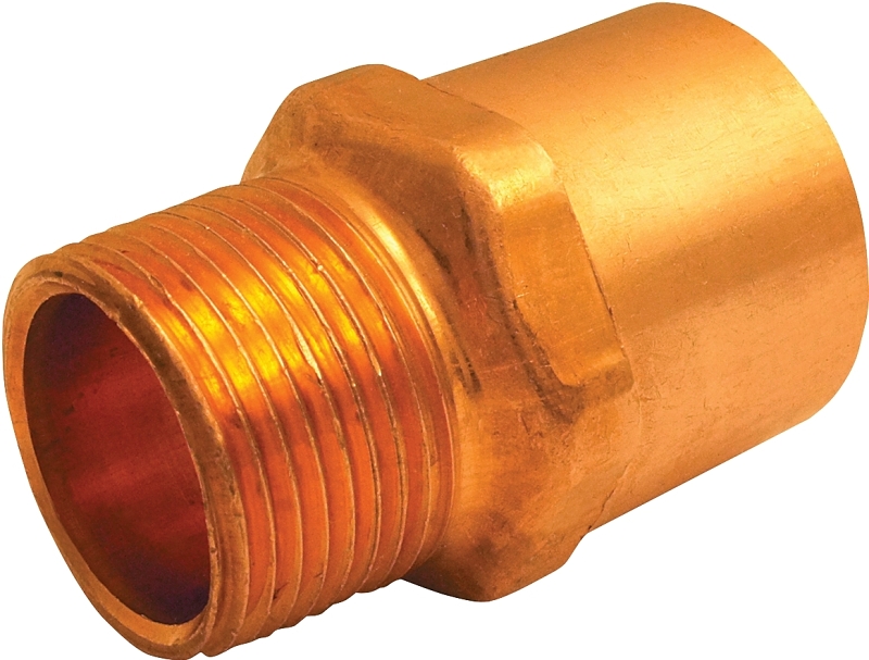 ADAPTER MALE COPPER 3/4 X 1   
