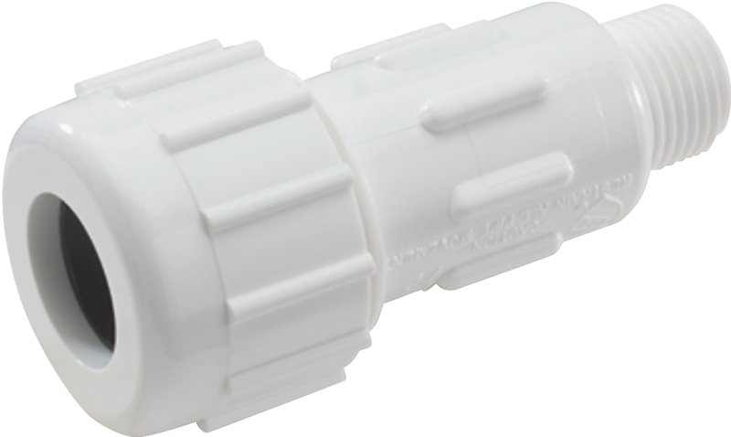 ADAPTER PVC COMPRESSION 1/2M  