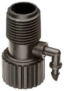 [1739317] ADAPTER RISER F/DRIP BLK 0.5IN
