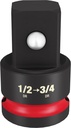 ADAPTER SOCKET 1/2IN DRV 3/4IN