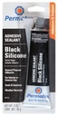 ADHESIVE SILICONE BLK 3OZ     
