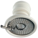 AERATOR RUBBER SLIP 2.2GPM WHT