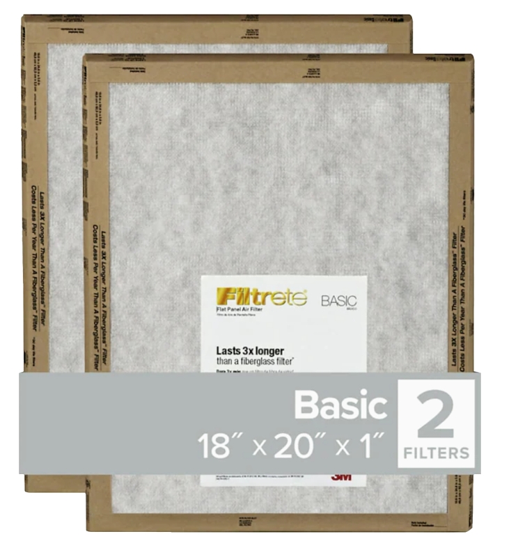 AIR FILTER 18X20X1MERV 2      