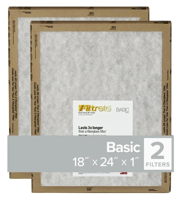 AIR FILTER 18X24X1MERV 2      
