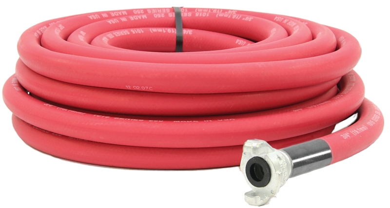 AIRHOSE RUBBER 3/4X50 UNV CPLR