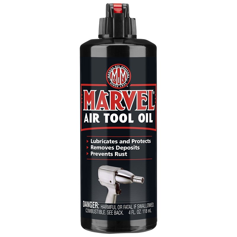 AIRTOOL OIL W/CHLDPRF CAP 4OZ 