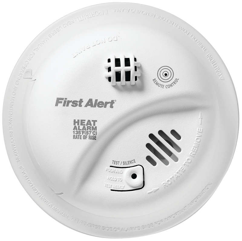 ALARM HEAT AC WIRED 9V BACKUP 