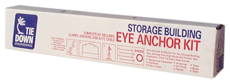 ANCHOR KIT STOR BLDG GLV 3PC  