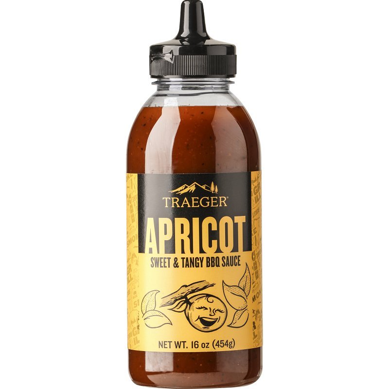 [5539200] APRICOT BBQ SAUCE SQUEEZE 16OZ