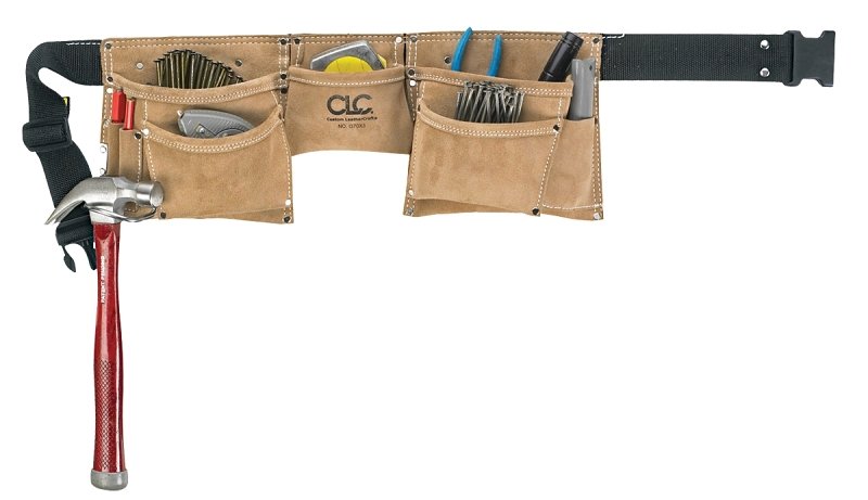 [4231106] APRON TOOL 8 POCKET SUEDE HD  