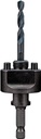 ARBOR HOLE SAW LG THREAD 3/8IN