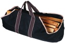 BAG LOG CARRIER 36.5X18IN BLK 