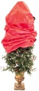 BAG STORAGE TOPIARY RED 60IN  