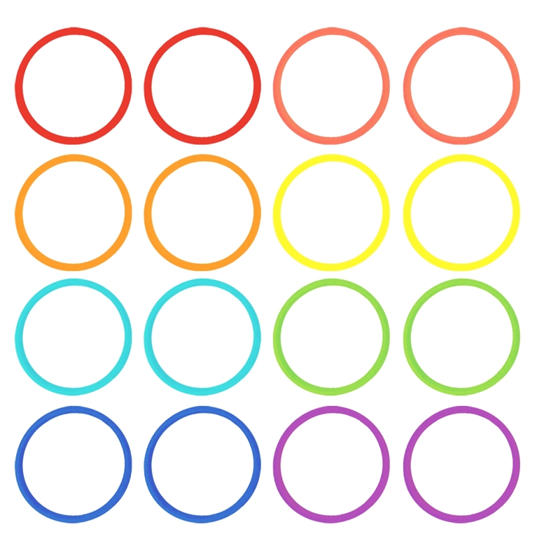 BAND SILICONE ASRTD MULTI-COLR