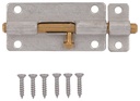BARREL BOLT STEEL 4IN GALV    