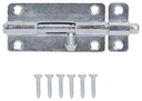 BARREL BOLT STL 4IN ZINC PLATE