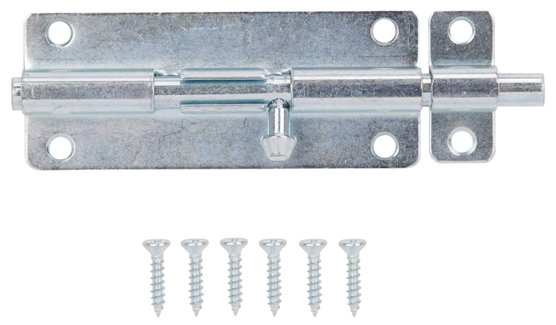 BARREL BOLT STL 5IN ZINC PLATE
