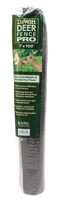 BARRIER DEER POLYP BLK 7X100FT