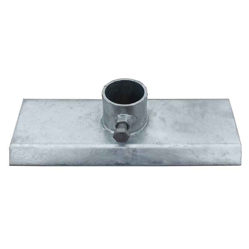 [4716353] BASE PLATE STEEL GALV 6 X 12IN