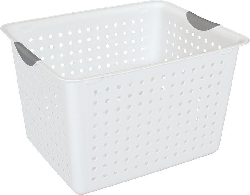 [5307632] BASKET STORAGE ULTRA DEEP WHT 