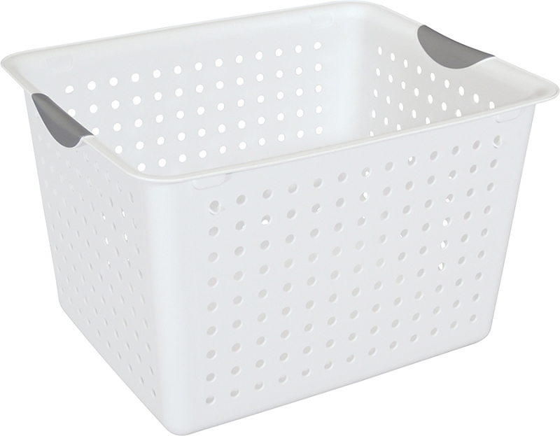 BASKET STORAGE ULTRA DEEP WHT 