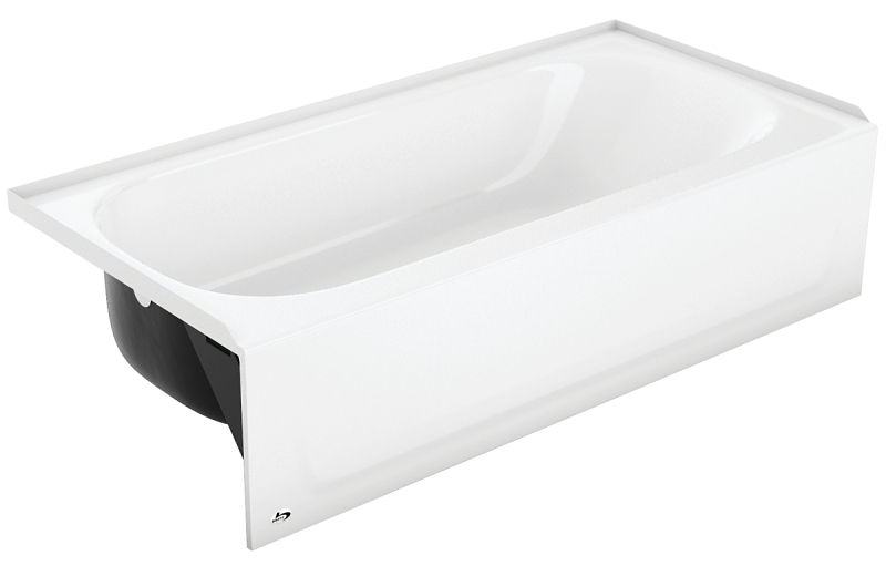 BATHTUB LH WHITE STEEL ALOHA  