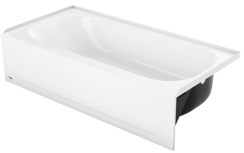 BATHTUB RH WHITE STEEL ALOHA  