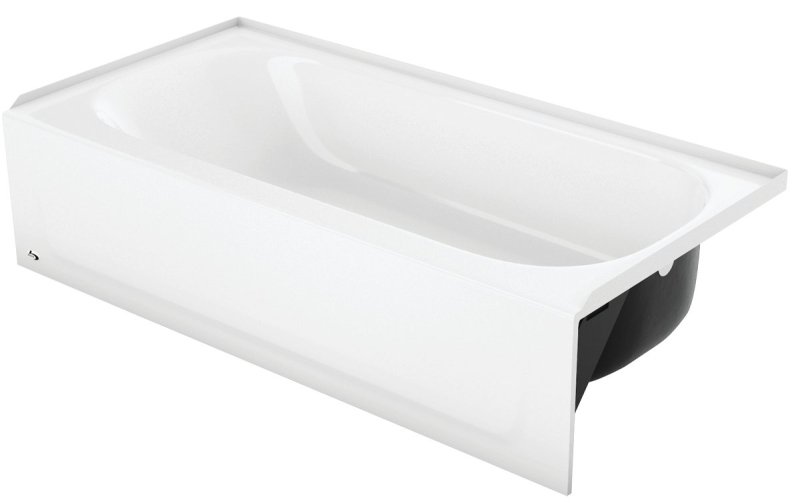 [1079714] BATHTUB RH WHITE STEEL ALOHA  
