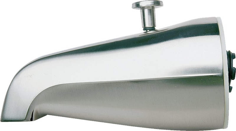 BATHTUB SPOUT-DIVERTER CHROME 