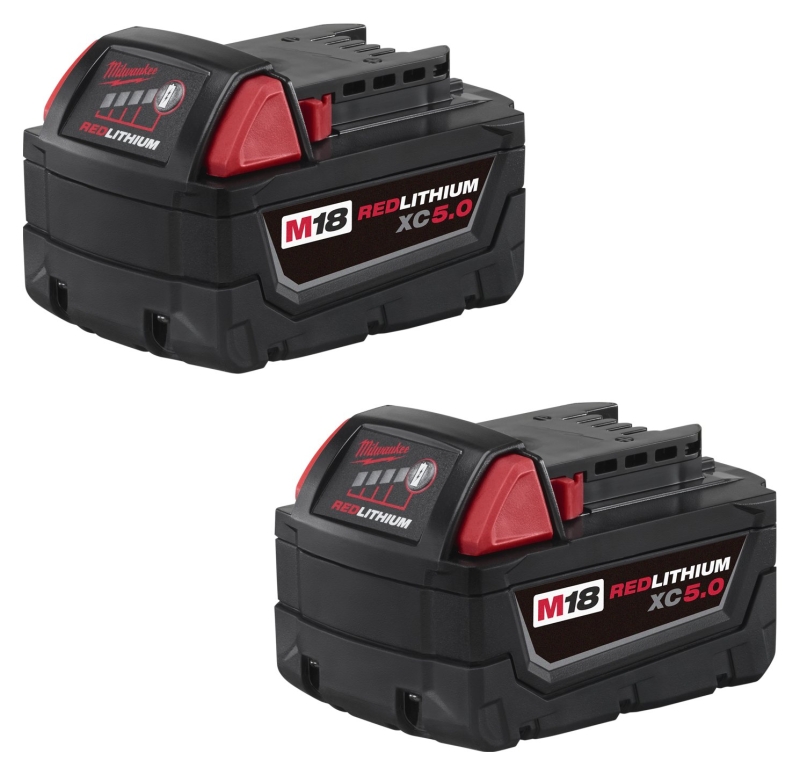 BATTERY EXTD CAPAC 5.0AH 2PK  