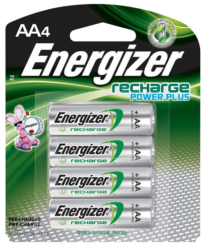 BATTERY RECHARGE NIMH 4PACK AA